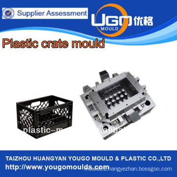 Plastic injection mould for plastic bottle crate mould in taizhou China